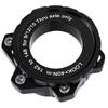 Bike Center Lock Adapter 142mm To 148x12mm Center Lock To 6 Bolt Adapter for 12mm Thru Hub Axles Black