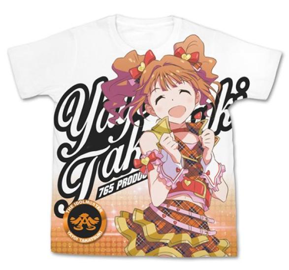 

Белая футболка IDOLM@STER с принтом «One for All Yayoi Takatsuki» размера S