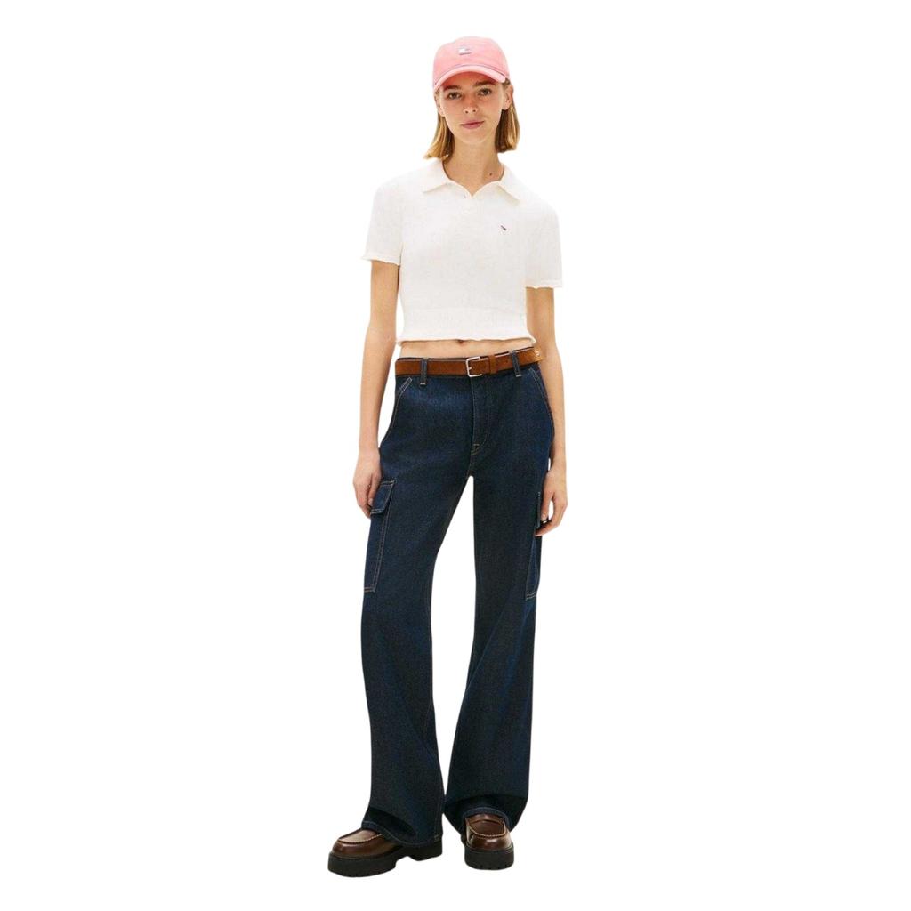 Tommy Jeans Womens/Ladies Logo Polo Shirt