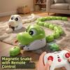 Rechargeable Greedy Snake Car Magnetic Magnetic RC Car  Educational Toy for Kids