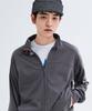 Leire Slim Fit Light Jersey Zip-Up [Charcoal]
