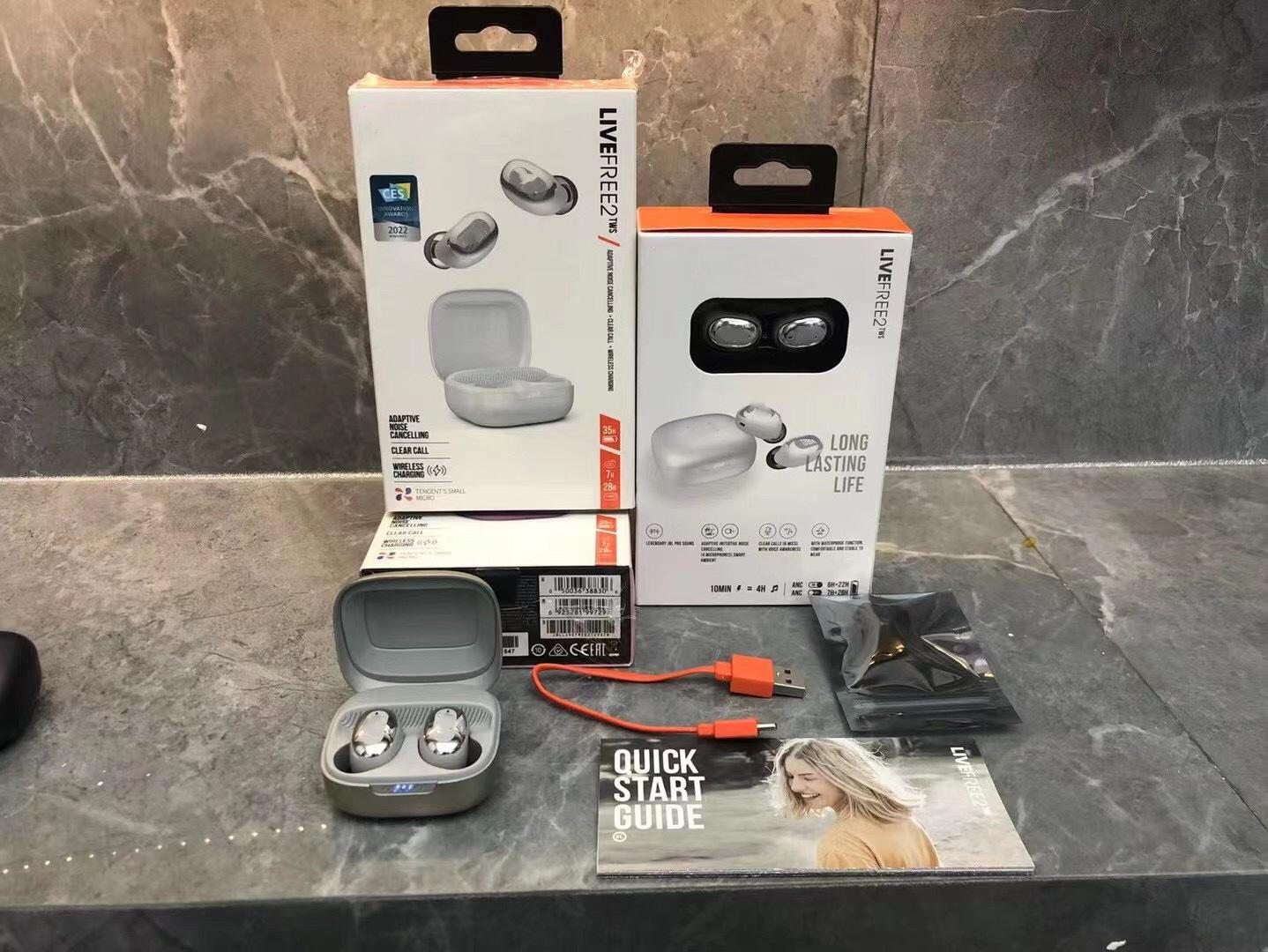 

JYL Earbuds LIVEFREE2 In-Ear TWS Sports Silver bittersweet кольору
