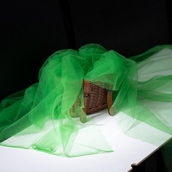 Fairy Mist Soft Tulle Fabric: Handmade Solid Color Lace Veil for Clothing DIY Projects
