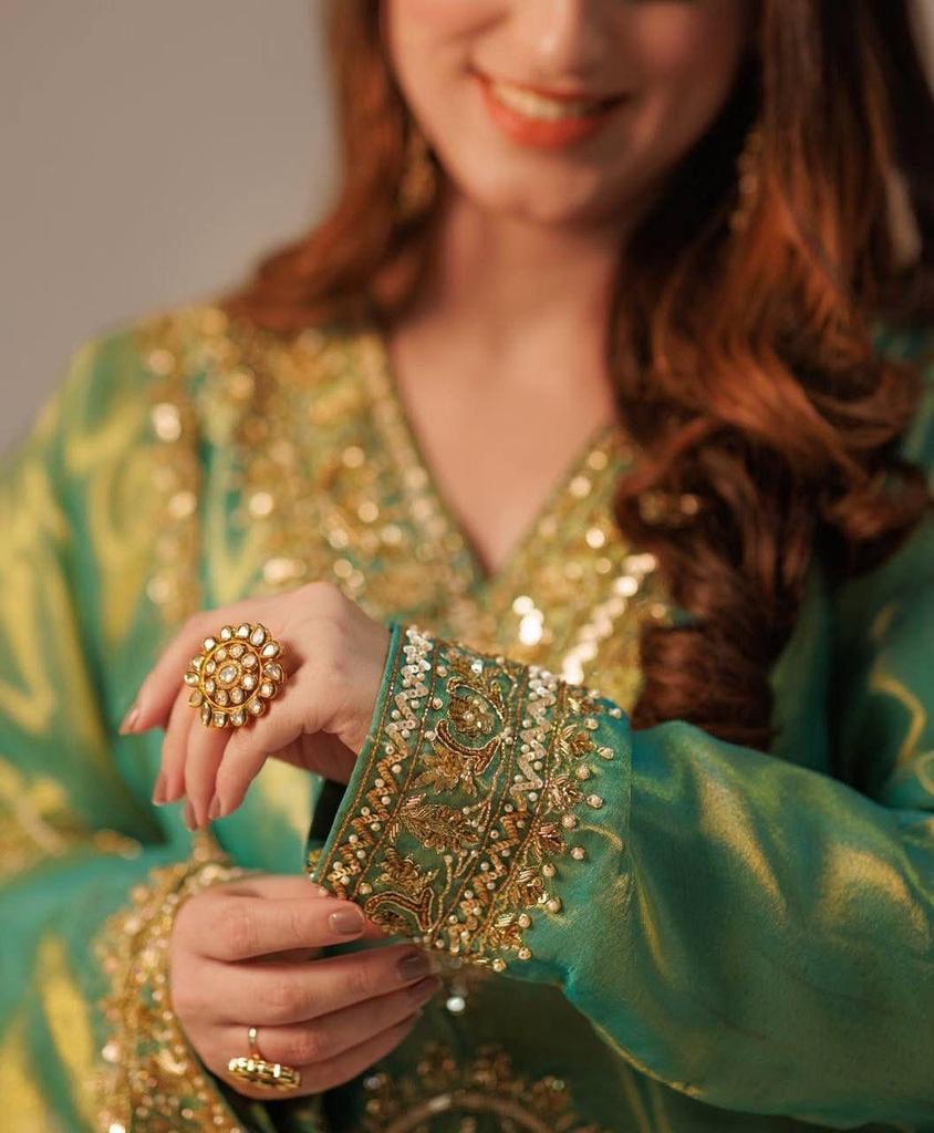 Bollywood Party Wear Salwar Kameez Indian Designer Soft Twill Net Silk Salwar Suit Palazzo Set