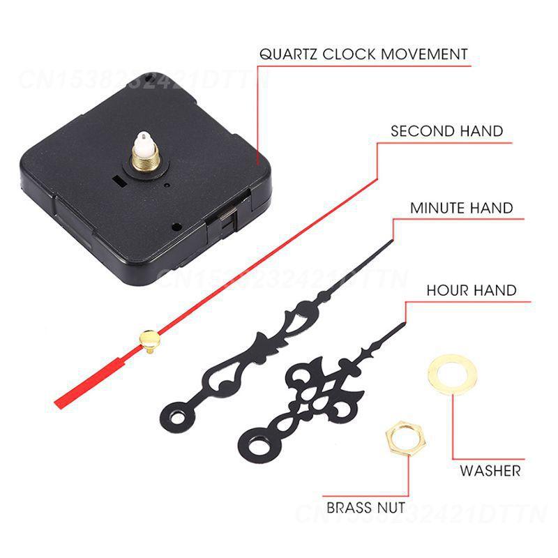 Kit Large Size Red Hands Silent Clock Mechanism Wall Clock Large Wall Clock Top Seller Quartz Movement Quartz Precision
