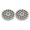 Meat Grinder Disc Stainless Steel Replacement Plate Disc Blade for Hand Meat Grinder 2pcs