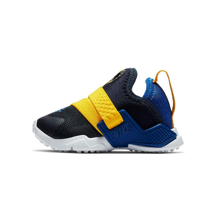 Nike Huarache Extreme Low top Toddler Shoes Black Blue Yellow Infant And Toddler AH7827-404 23.5