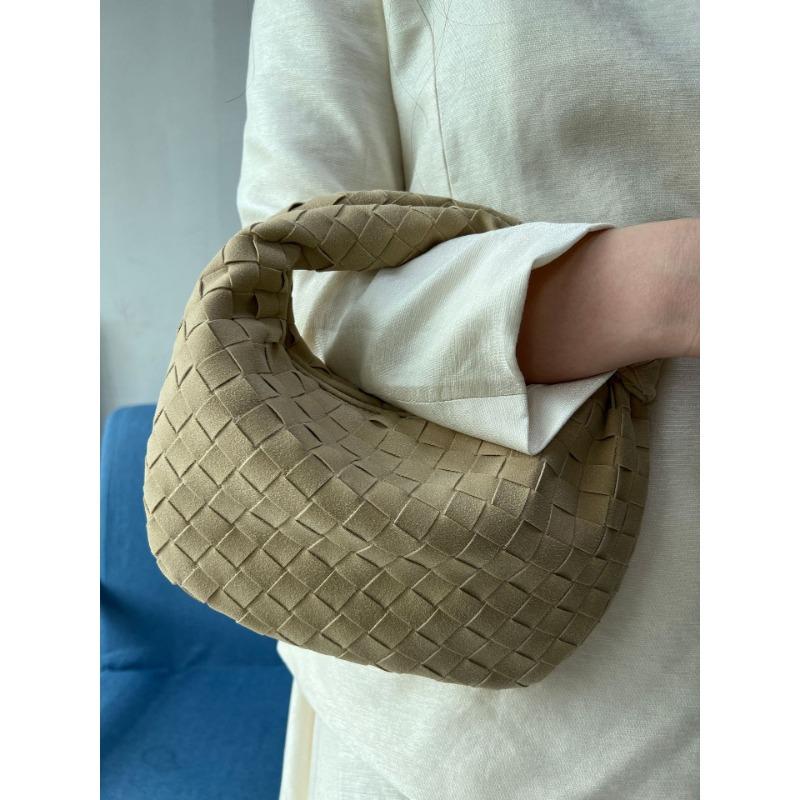 Women's Bag Small Matte Woven Bag New Croissant Bag Wind Handbag Fashion
