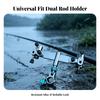 Rod Holder Mount Adjustable Hardware Hands-Unattended for Anglers