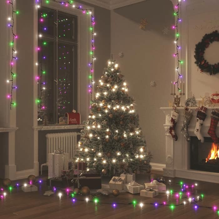 VidaXL Guirlande LED avec 2000 LED Guirlande Lumineuse Décoration de Fête Ornement de Noël Salle de Séjour Intérieur 343227