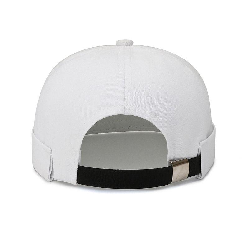 Hipster Embroidery Male and Female Couples Hip Hop Street Melon Fur Hat Spring and Autumn Personality Sailor Brimless Hat