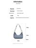 Charming Silver Magnetic Denim Shoulder Bag - 2024 Hot Girl Style