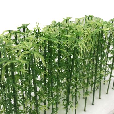 [DauStage] Grüne Kirsche Bambuspalme Weide Kiefer Wald Modell N Spur Diorama Eisenbahn Architektur Baum Miniatur 14. Bambus 12cm 20 Stück