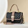 Women Luxury Designer Check Pattern Handbag, Trendy Chain Shoulder Crossbody Bag for Ladies