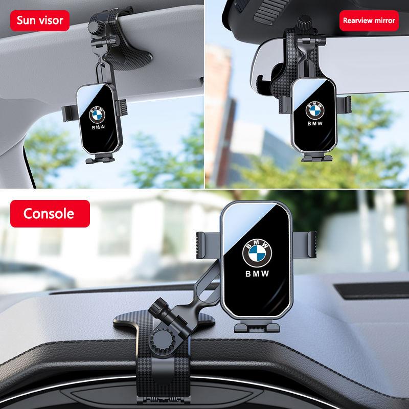 For BMW E30 E38 E39 E46 E60 E61 E90 X5 X6 E70 E83 F30 F32 Biltelefonholder Mobilmontering Smarttelefon GPS Støtte Stativ Tilbehør