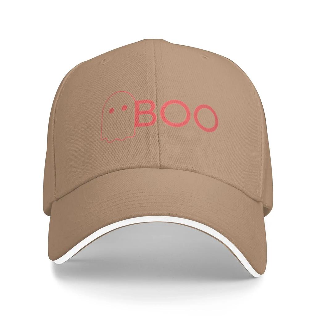 Boo Ghost Of Disapproval Baseball Cap Cute Letter Fitted Retro Unisex Men Trucker Hat Adjustable Print Outdoor Sports Caps Gift