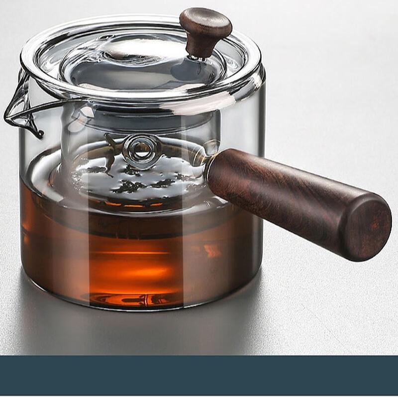 Beiduoyang High Borosilicate Glass Side-Handle Teapot