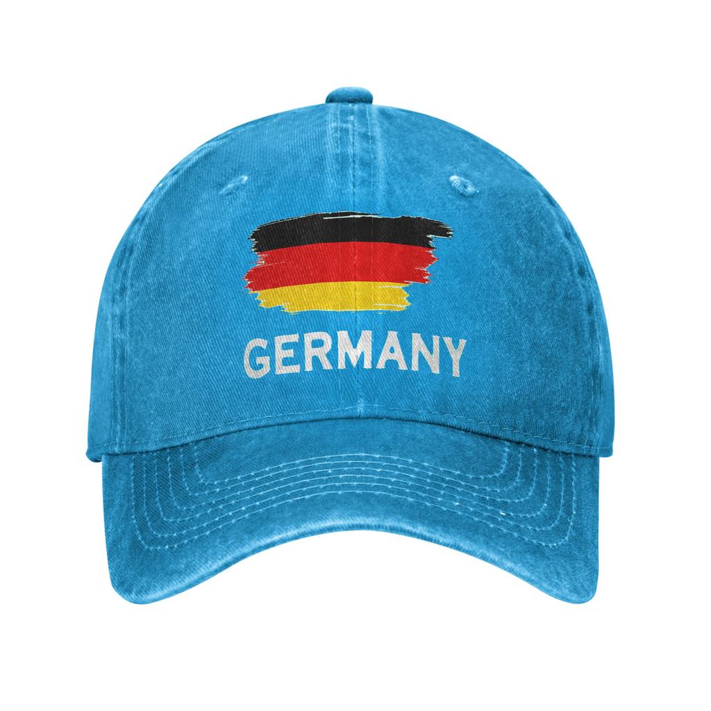 Deutschland Flag of German Casual Baseball Cap Summer  Trucker Hat Kpop Rock Snapback Cap Men Women Fitted Retro Baseball Caps
