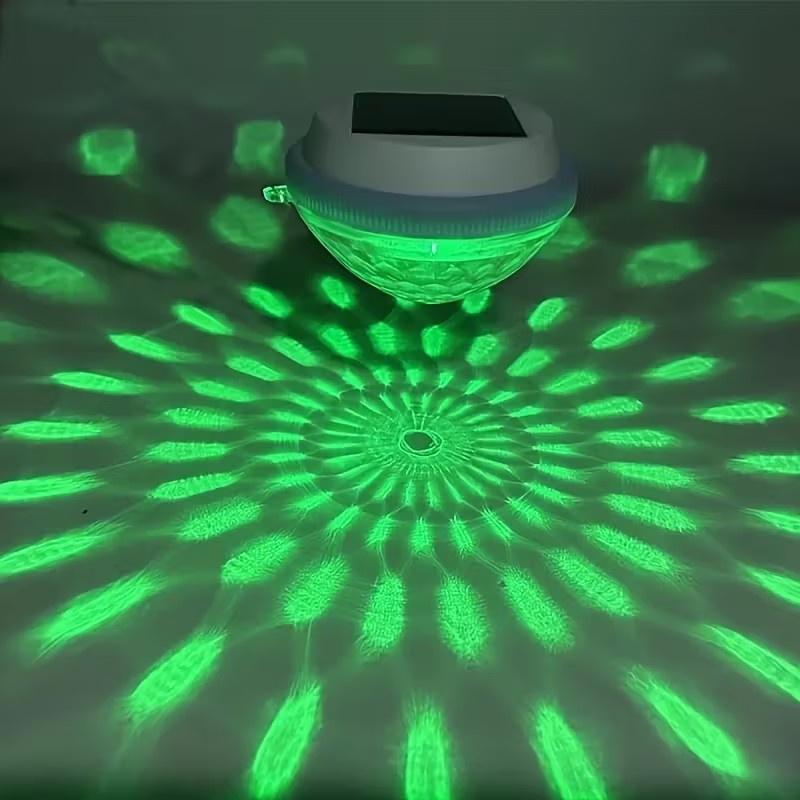 LED Solar Floating Lights Hot Spring Lights Pool Lights Pool Landscape Lights Color-Changing Pool Lights Decorative Lights Ambient Lights