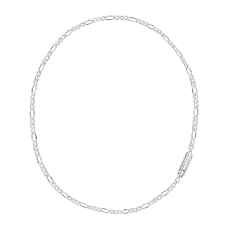 ATSENSE Curve chain silver Necklace_Easy clip