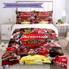 Arsenal Futbolcu Nevresim Takımı Tasarımı Oyun Odası İçin Makinede Yıkanabilir Noel Hediyesi