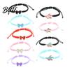 Adjustable Friendship Bracelet Bow Braided String Rope Handmade Elegant Wristband
