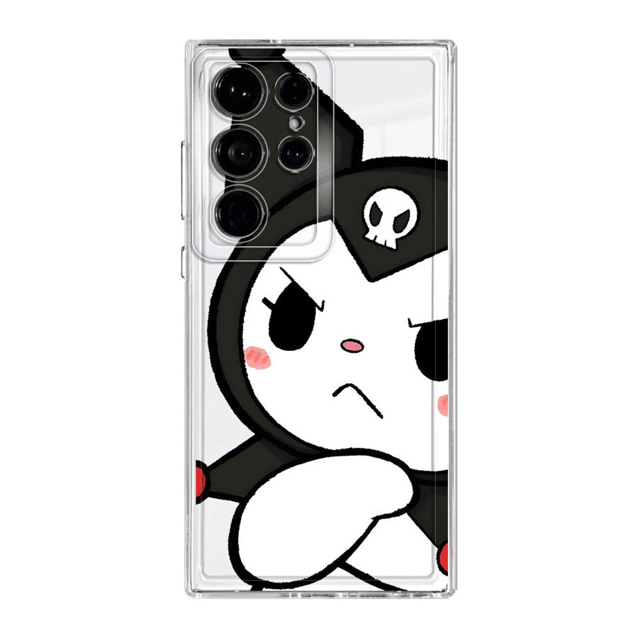 

Case for Samsung Galaxy S26 S21 S25 Edge S23 Ultra S22 FE Note 20 Ultra 10 S24 S20 Plus Phone Cover Sanrio Cute Kuromi Galaxy S22+ 5G