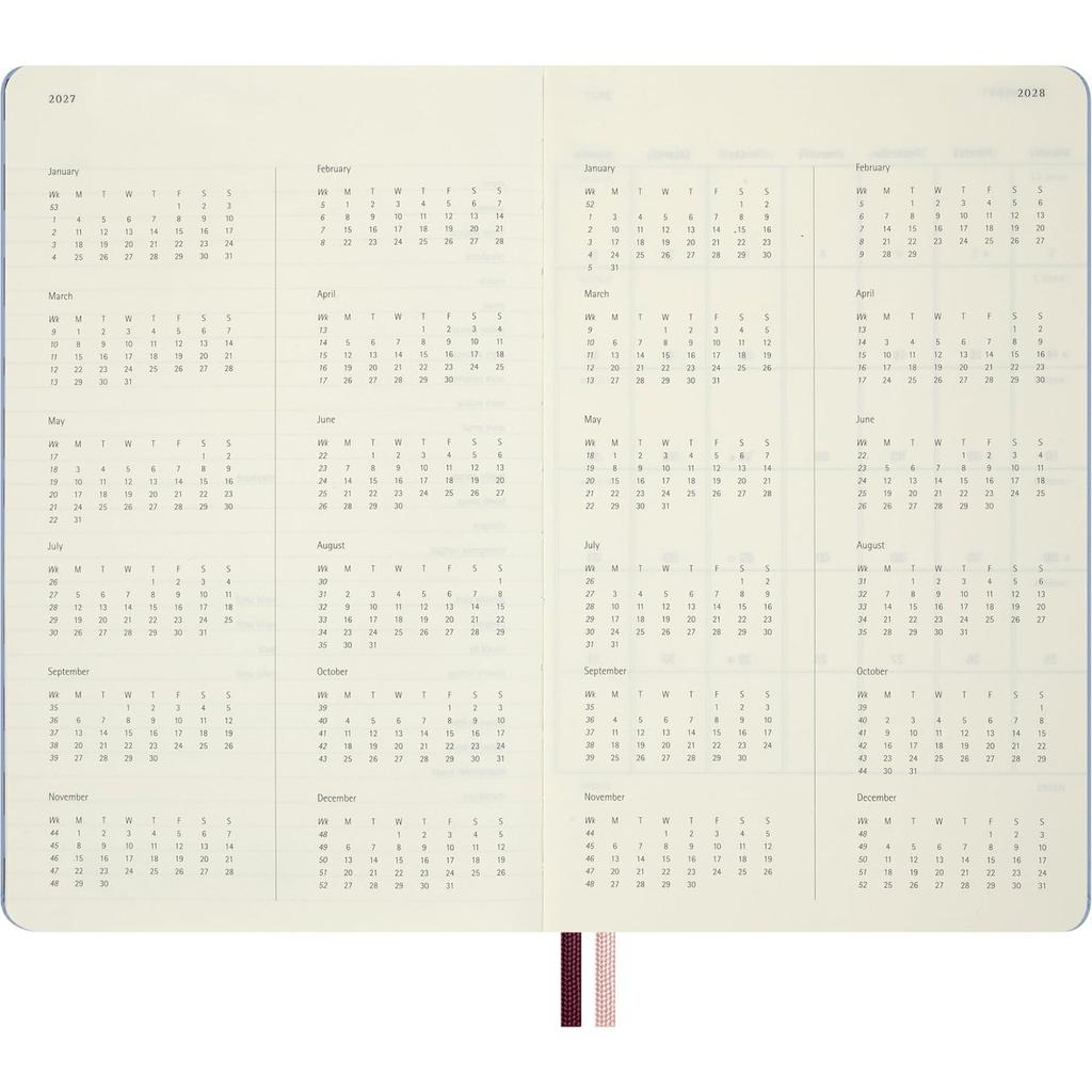Moleskine 2027 Alice in Wonderland Daily Diary Planner Large Hardcover Blue White Rabbit DHAL12DC3Y27