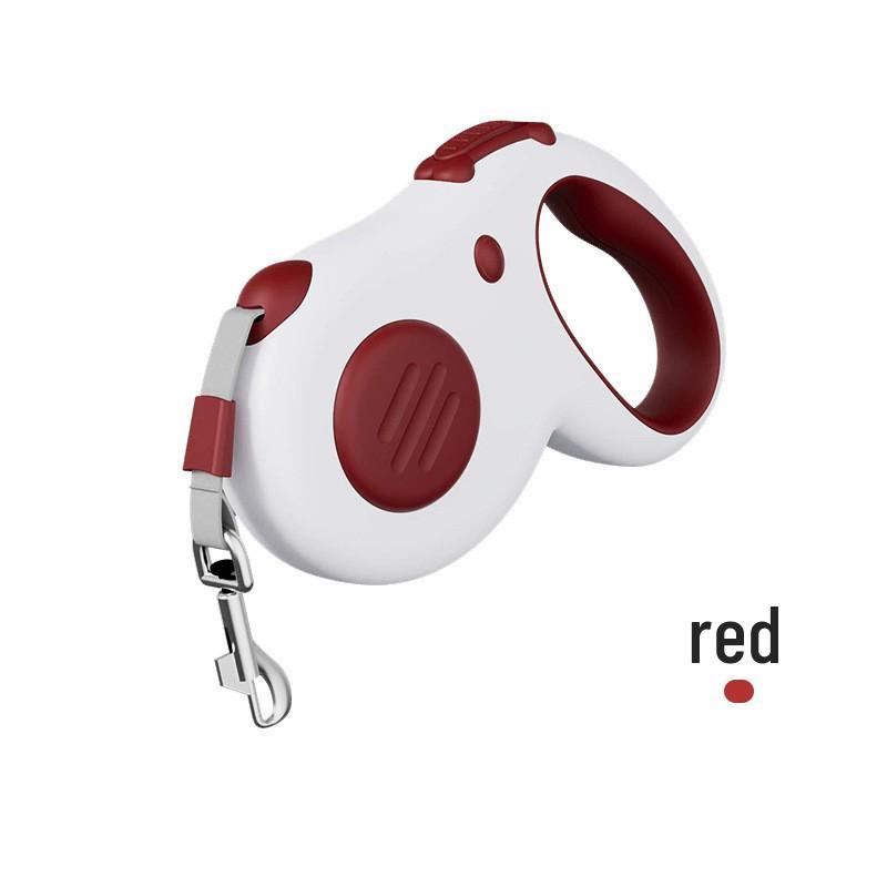 One-Button Retractable Shock-Absorbing Dog Leash for Safe Outings