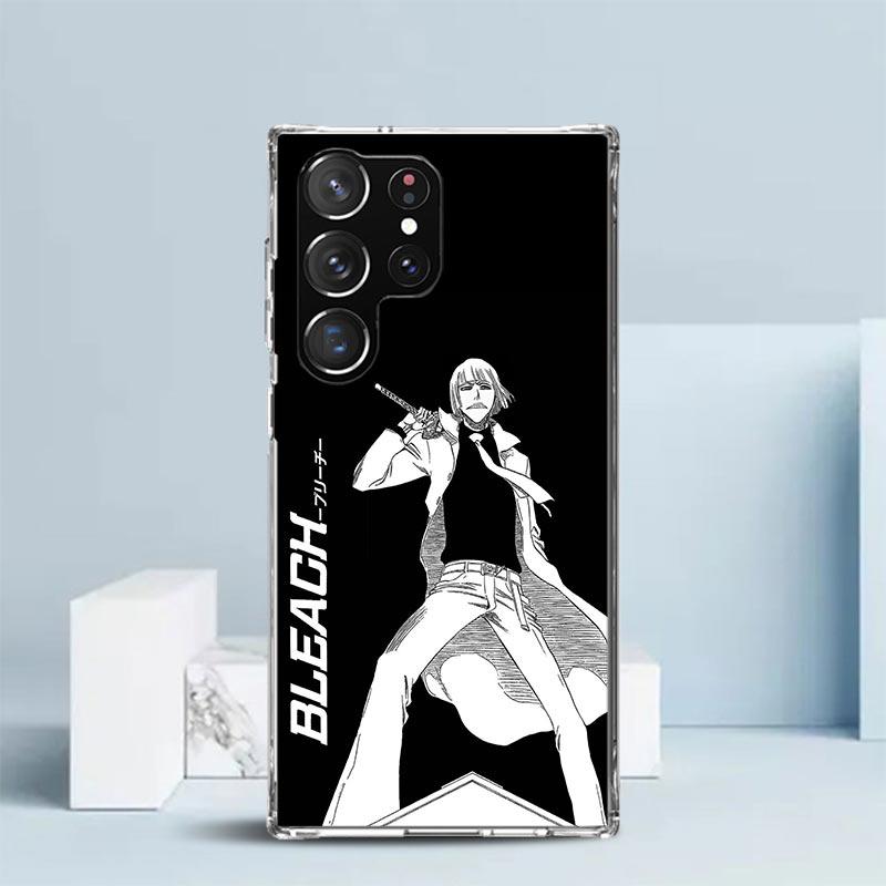 Bleach Shinji Hirako Soft Cover for Samsung Galaxy S25 Edge S26 S24 S23 Ultra Phone Case S22 S21 Plus S20 FE Print Pattern Shell