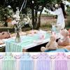 Laser Shinny Tablecloth Balloon Kpop Decoration Wedding Birthday Party Background Decoration Table Runner Tablecloth