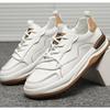 Mode Handgefertigt Maßgefertigt Echtes Rindsleder Herren Freizeitschuhe Schnür-Sneaker Bequem Atmungsaktiv Laufschuhe Luxus Designerschuhe