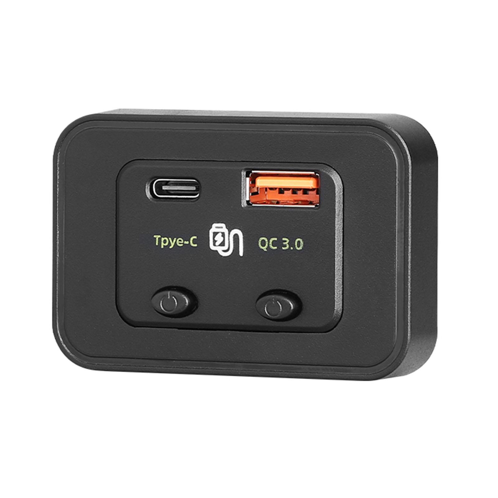 

Автомобильное зарядное устройство USB Type C с быстрой зарядкой и PD, высокоскоростное зарядное устройство QC3.0 USB+Type C для автомобиля, мотоцикла