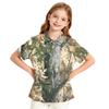Girls' Polka Dot Print School Uniform Casual T-Shirt Top