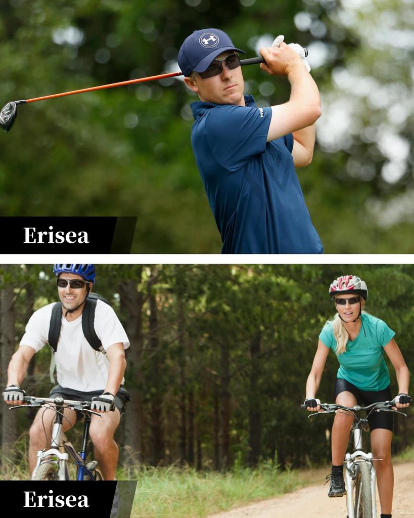Polarized Photochromic Sports Photochromic UV Road Bike Sunglasses [Erisea] Sunglasses, Sunglasses, Men's, Women's, Unisex, Sunglasses, UV400,