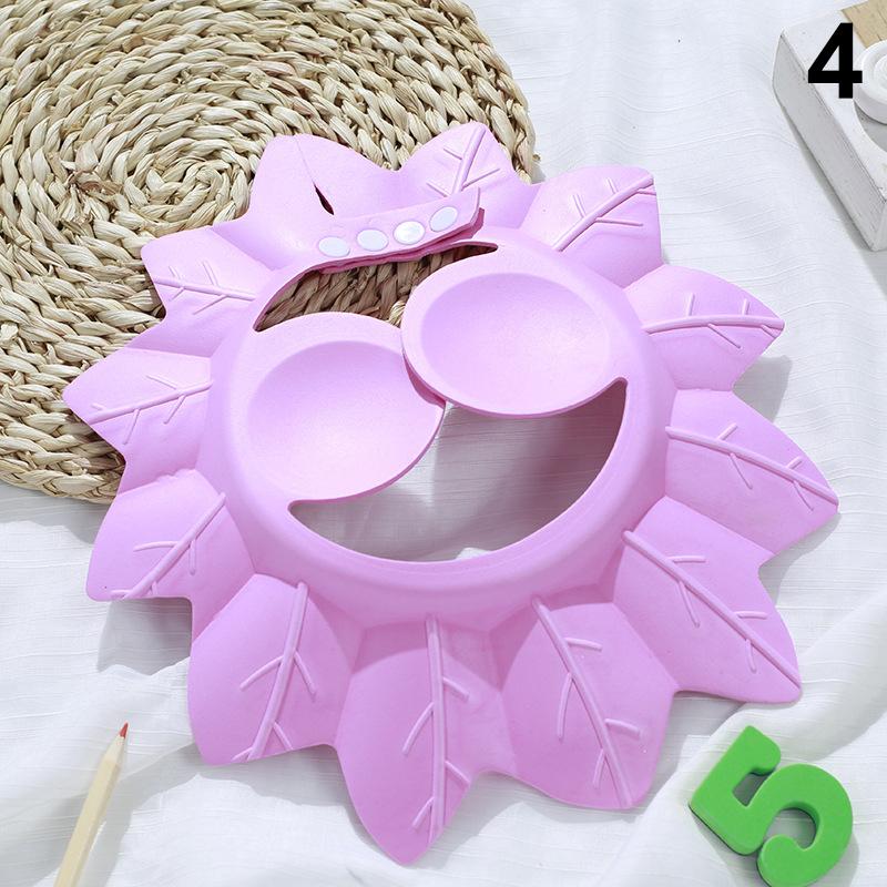 Căciulă de șampon pentru bebeluși cu desene animate, reglabilă, impermeabilă, cu protecție împotriva stropilor, vizieră de baie, pălărie, durabilă, protecție pentru spălarea părului bebelușului la duș