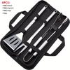 Barbecue Set, Grill Tools Set, Outdoor Barbecue Kit, Barbecue Grill Tool Set with Storage Bag