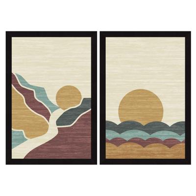 Painting for Living Room Bedroom Office, Framed Painting for Wall Decoration, Wall Decor For Living Room, Set Of 2