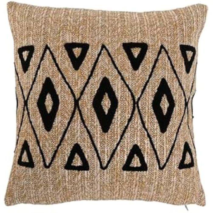 Coussin - HOME ESPRIT - Noir - 42 x 15 x 42 cm - Multicolore - Design Contemporain