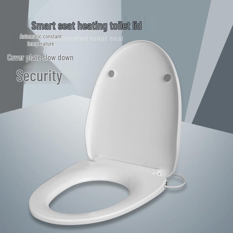 Smart U-Type Electric Heated Toilet Seat with Instant Heating and Adjustable Three-Level Temperature