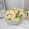 Roze Roze Pioen Kunstbloemen Zijde Boeket 27 Hoofden Rozen Nepbloem Voor Tafelvaas Schikken Huis Bruiloft Decoratie Bloemen