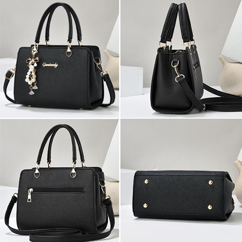 SCIONE Women Handbag New Retro Large-capacity Waterproof Lightweight Crossbody Bag Multi-compartment Zipper Shoulder Bag Fashion Versatile Small Bag