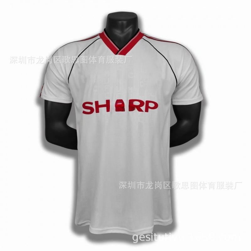 Retro football uniforms, Premier League team jerseys, football jersey, home and away player version, fan version S
