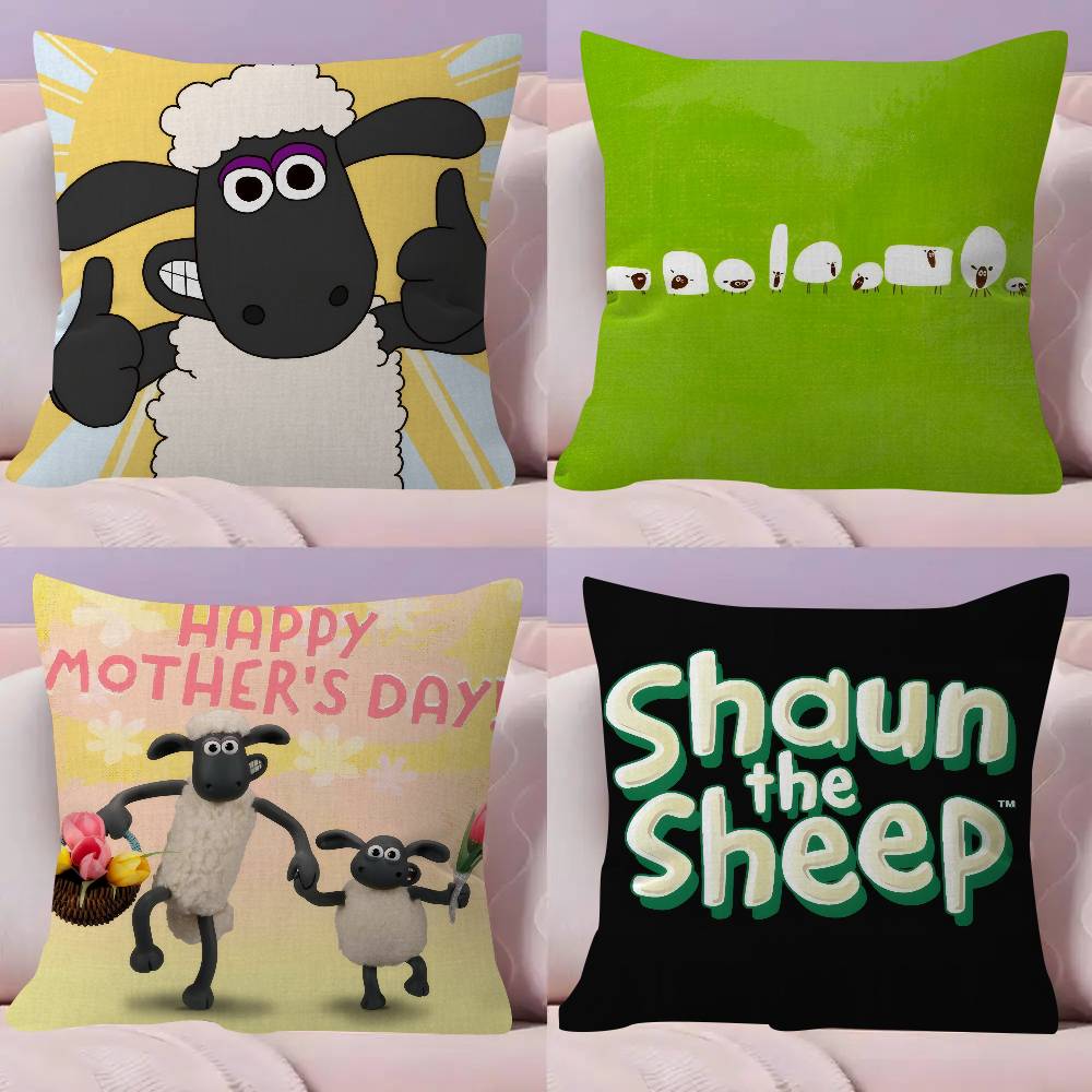 Pillow Gifts Home Office Furnishings Bedroom Sofa Car Cushion Cover Case 45x45cm SShaunSthe Cute Ssheeppes