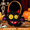 Halloween Decoration Sugar Bag Kindergarten Children's Gift Scene Arrangement Props Portable Pumpkin Candy Bag Gifts