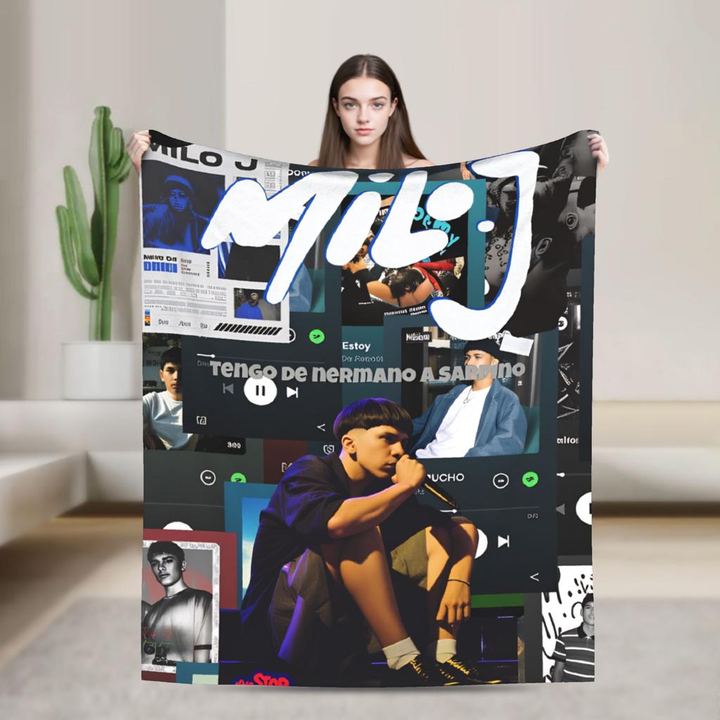 Rapper Milo J  111  Blanket Quality Soft  Throw Blanket Winter Travel Office Couch Chair Sofa Bed Fashion Bedspread