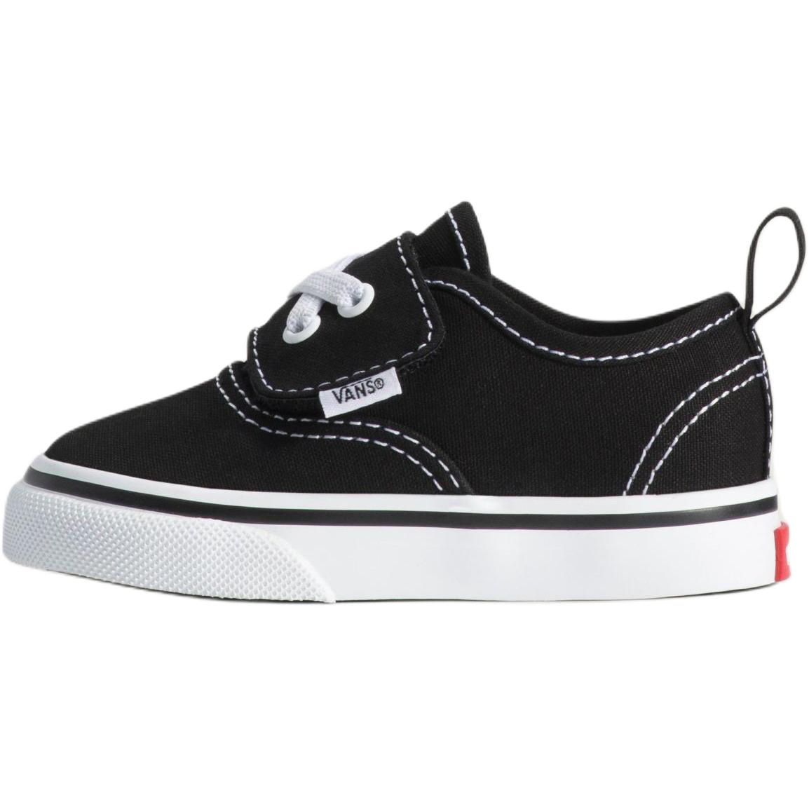 Vans Authentic Elastic V Comfortable Fit Low Top Walker Shoes Baby sneaker Black VN000EENBLA 25