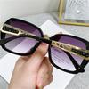 New Ladies Sunglasses Trendy Fashion Large Frame Sunshade Sunglasses Sunscreen Sunglasses Holiday Retro Eyewear