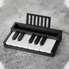 Business Card Holder 3D Printed Piano Key Design Holder for Cards And Receipts Creative Music-Themed Office Desk Organizer Novelty Office Gift for