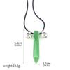 Anime Ninja Necklace Cosplay Props Tsunade Gemstone Natural Jade Pendant Talisman Necklace For Women Men Jewelry Charm Gifts